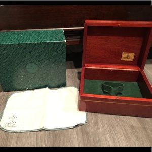 Rolex wooden box